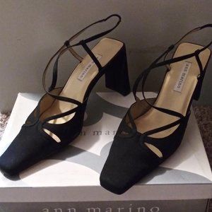 Ann Marino, Enstrapment Style, Black 10M Shoes